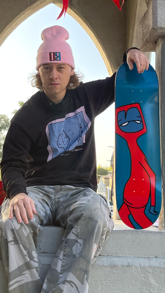 "Walk-Off Blue03"  Skateboard